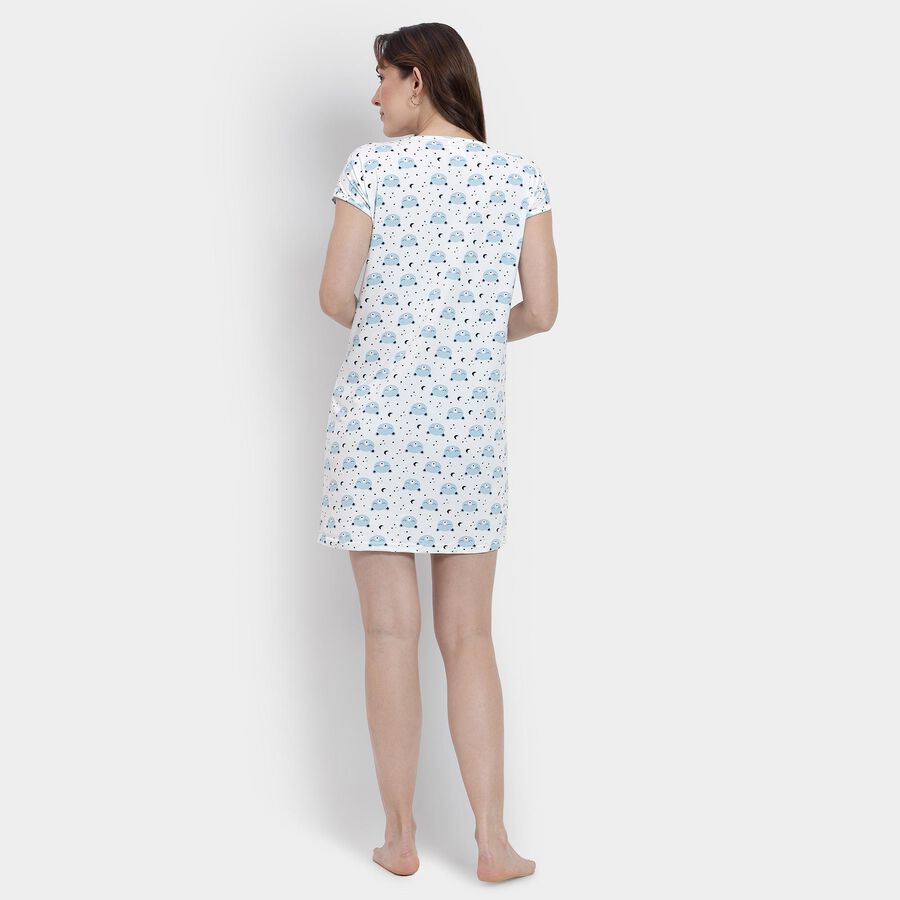 Ladies' Nighty, सफ़ेद, large image number null