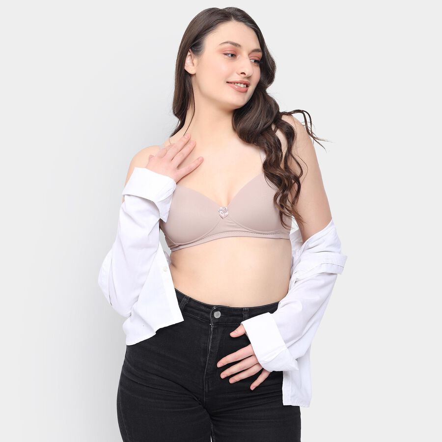 Ladies' Bra , भूरा, large image number null