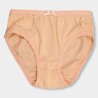 Girls' 100% Cotton Panty, Peach, small image number null