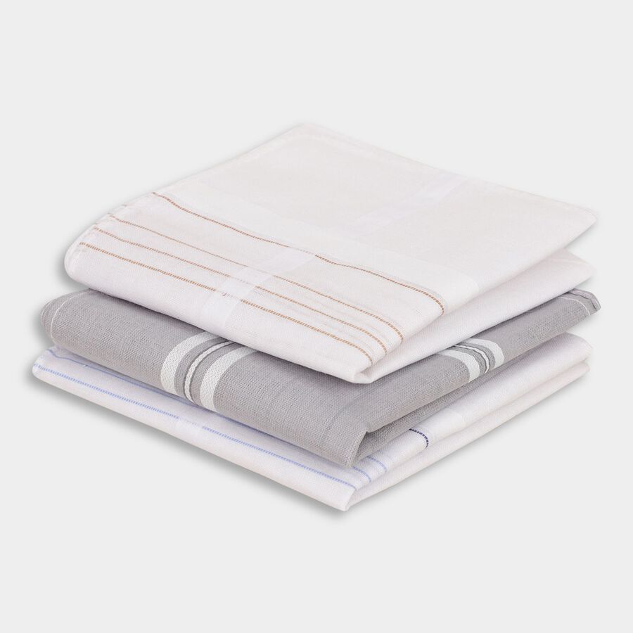 Men's Hanky , सफ़ेद, large image number null