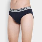 Men's 100% Cotton Briefs , Navy Blue, small