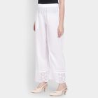 Ladies' Cotton Palazzos , सफ़ेद, small image number null