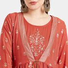 Printed Kurta, Rust, small image number null