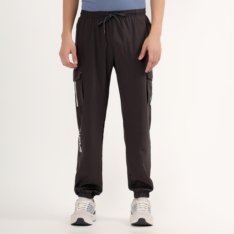 Men's Cargo Track Pants , Dark Grey, large image number null