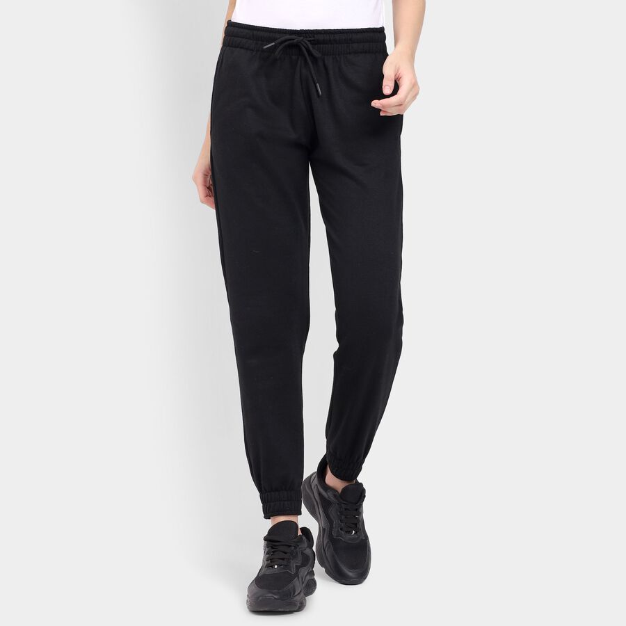 Ladies' Track Pants , काला, large image number null