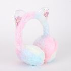 Girls Pastel Rainbow Unicorn Earmuffs, Assorted, small image number null