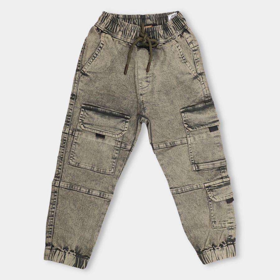 Boys' Trousers , Olive, large image number null