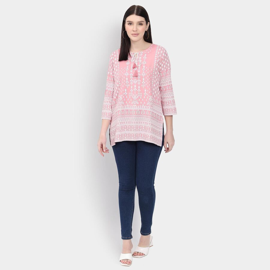 Ladies' Kurti, Pink, large image number null