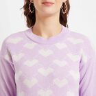 Round Neck Pullover, Lilac, small image number null