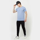 Solid Henley T-Shirt, Mid Blue, small image number null
