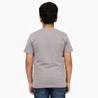Boys' Half Sleeves T-Shirt, Light Grey, small image number null