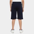 Boys' Navy Blue Regular Fit Side Tape Detail Jamaican Shorts, Navy Blue, small