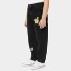 Girls' Jeans, Black, small