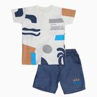 Boys' Woven Baba Suit, Off White, small image number null