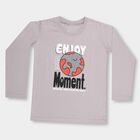 Boys' T-Shirt , हल्का ग्रे, small image number null