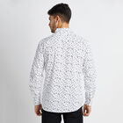 Cotton Printed Casual Shirt, White, small image number null