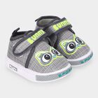 Boys' Grey Velcro Strap Sneakers, Grey, small