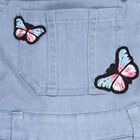 Girls' Jump Suit , Mid Blue, small image number null