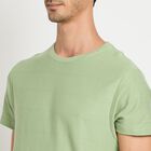 Men's 100% Cotton Round Neck Half Sleeves T-Shirt, Light Green, small image number null