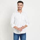 Men's 100% Cotton Casual Shirt, White, small image number null