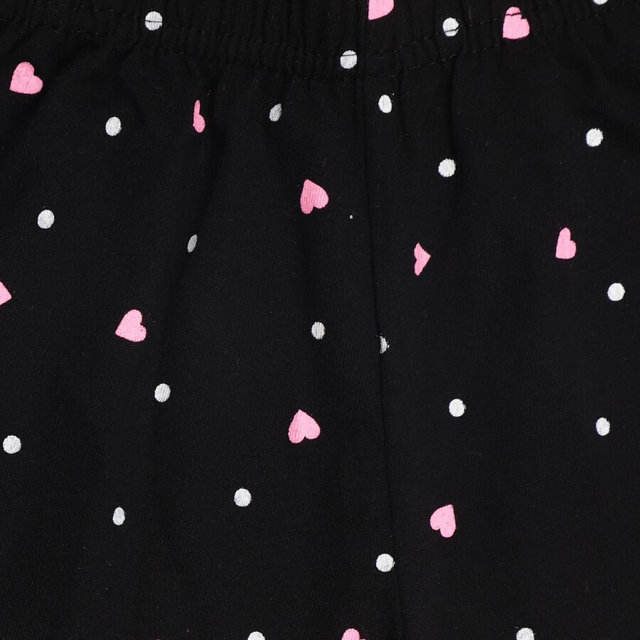 Girls' Pull Ups Shorts , काला, large image number null