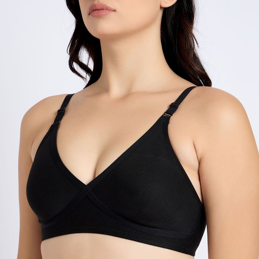 Ladies' Bra , Black, large image number null