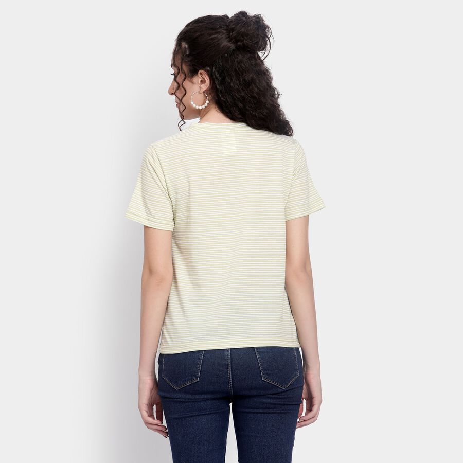 Ladies' Round Neck T-Shirt , Light Green, large image number null