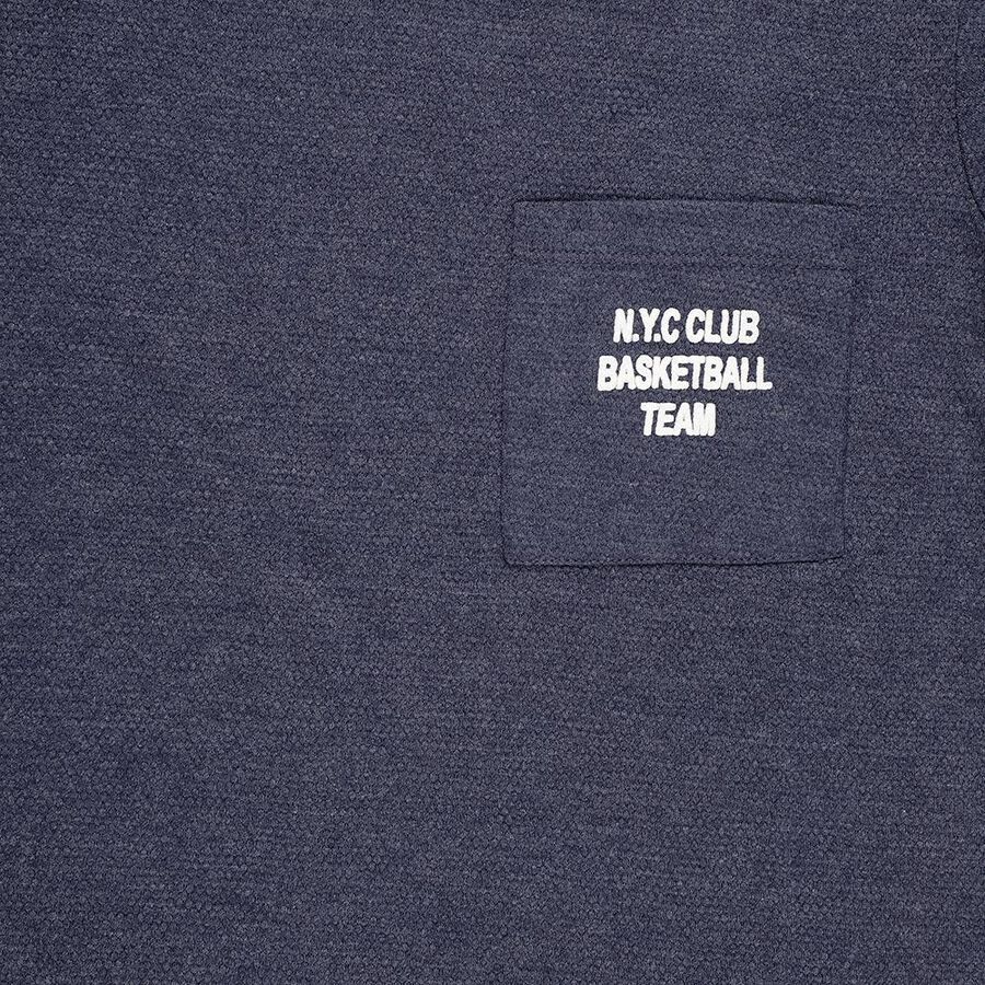Boys' Navy Blue Round Neck Casual Full Sleeve T-Shirt, मध्यम नीला, large image number null