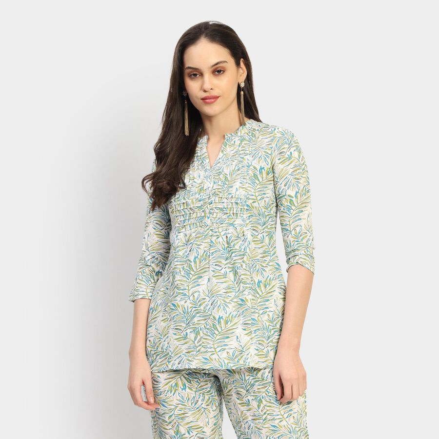 Ladies' Kurta , ऑफ व्हाइट, large image number null