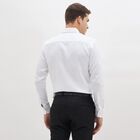 Men's Snow White Classic Formal Shirt, White, small