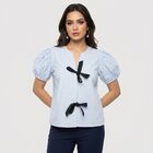 Ladies' Shirt, हल्का नीला, small