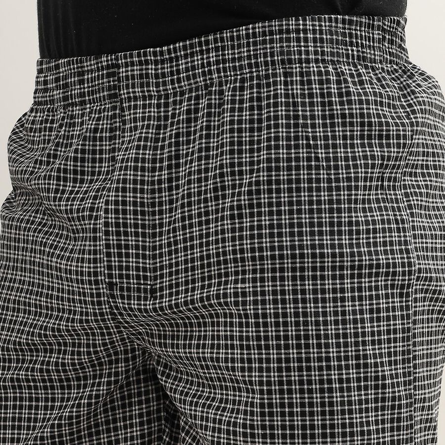 Men's Inner Elastic Boxers , Black, large image number null