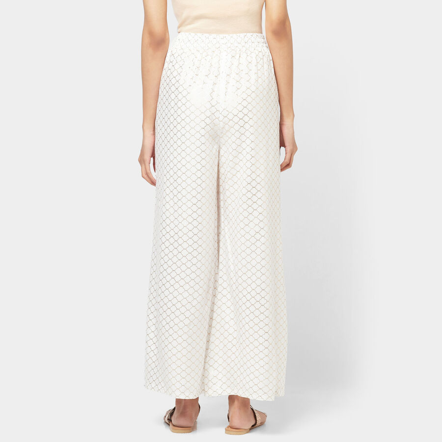 Printed Palazzo, Off White, large image number null