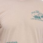 Round Neck T-Shirt, Beige, small image number null