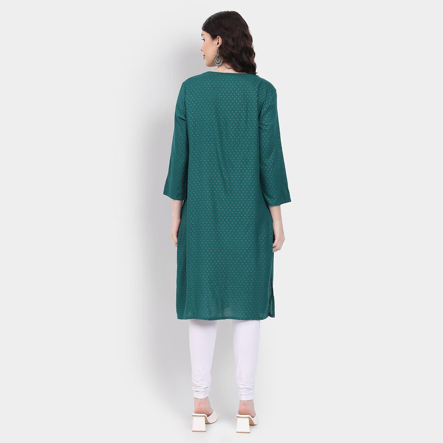 Ladies' Kurta , गहरा हरा, large image number null