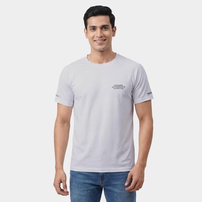 Men's Off White Crew Neck Athleisure T-Shirt
