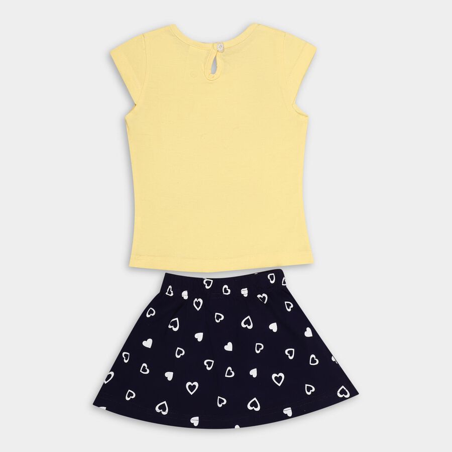 Infants' 100% Cotton Top Skirt , Yellow, large image number null