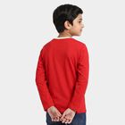 Boys Off White Crew Neck Regular Boys T-Shirt, ऑफ व्हाइट, small