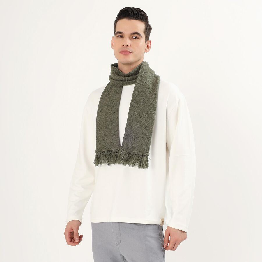 Men's Muffler, ओलिव, large image number null