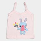 Infants' 100% Cotton Vest , Light Pink, small