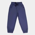 Boys Cotton Joggers, Navy Blue, small image number null