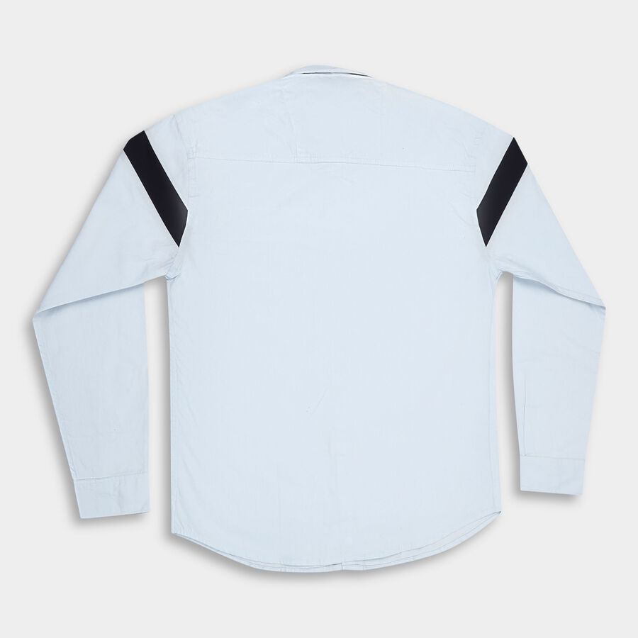 Boy's 100% Cotton Casual Shirt, हल्का नीला, large image number null