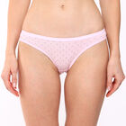 Printed Bikini Panty, Light Pink, small image number null