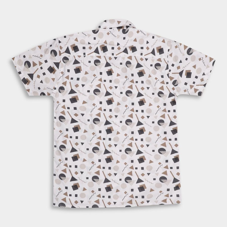 Boys' 100% Cotton Casual Shirt , White, large image number null