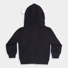 Infants Deep Midnight Navy Blue Cotton Hoodie Casual Sweatshirt, नेवी ब्लू, small image number null