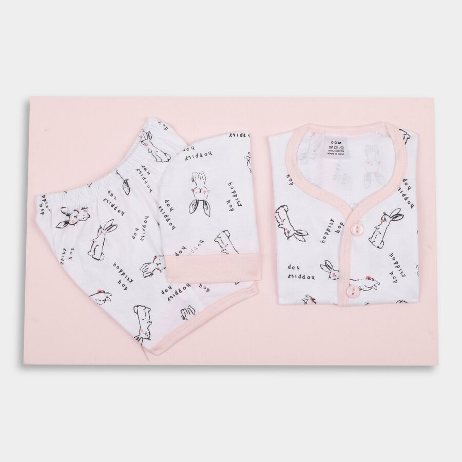 Infants' 100% Cotton Gift Set , Light Pink, large image number null