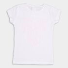 Girls' T-Shirt, सफ़ेद, small image number null
