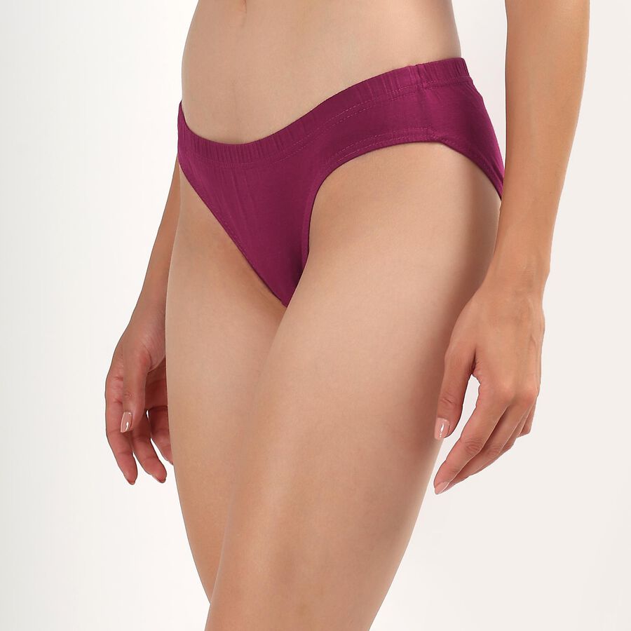 Ladies' 100% Cotton Panty&nbsp;&nbsp;, Wine, large