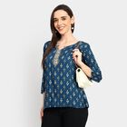 Ladies' Kurti, Mid Blue, small image number null