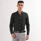Men's Dark Forest Green Classic Formal Shirt, Dark Green, small image number null
